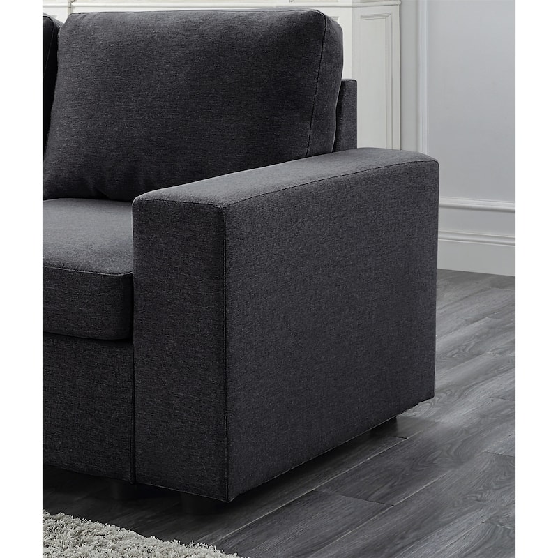 Linen Upholstered Loveseat