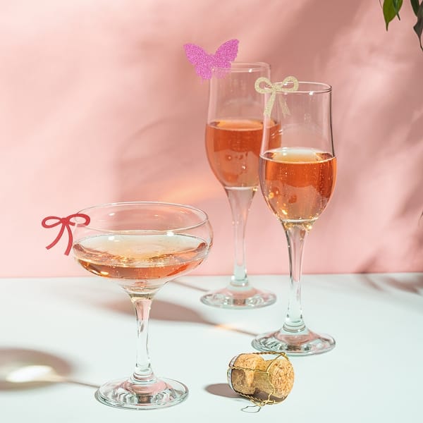 Butterfly Drink Tags, Acrylic Wine Glass Charms Reusable Drink Markers for  Party Wedding Birthday Events Accessories - Bed Bath & Beyond - 43654053