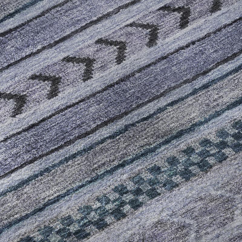 Premium Washable Super Soft Boho Stripes Mayfield Rug