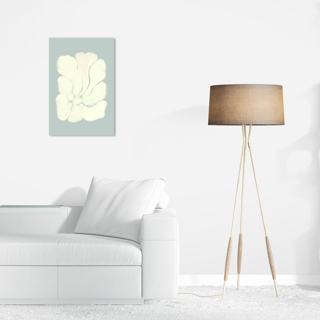 Wynwood Studio Canvas Floral and Botanical From my Chalkboard White and Ivory Modern & Contemporary Wall Art Canvas Print