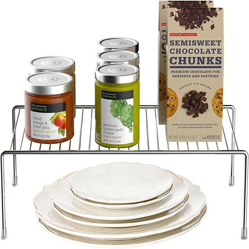 Cabinet Storage Shelf Rack Set of 6 - 9.4"D x 13"W x 5.5"H