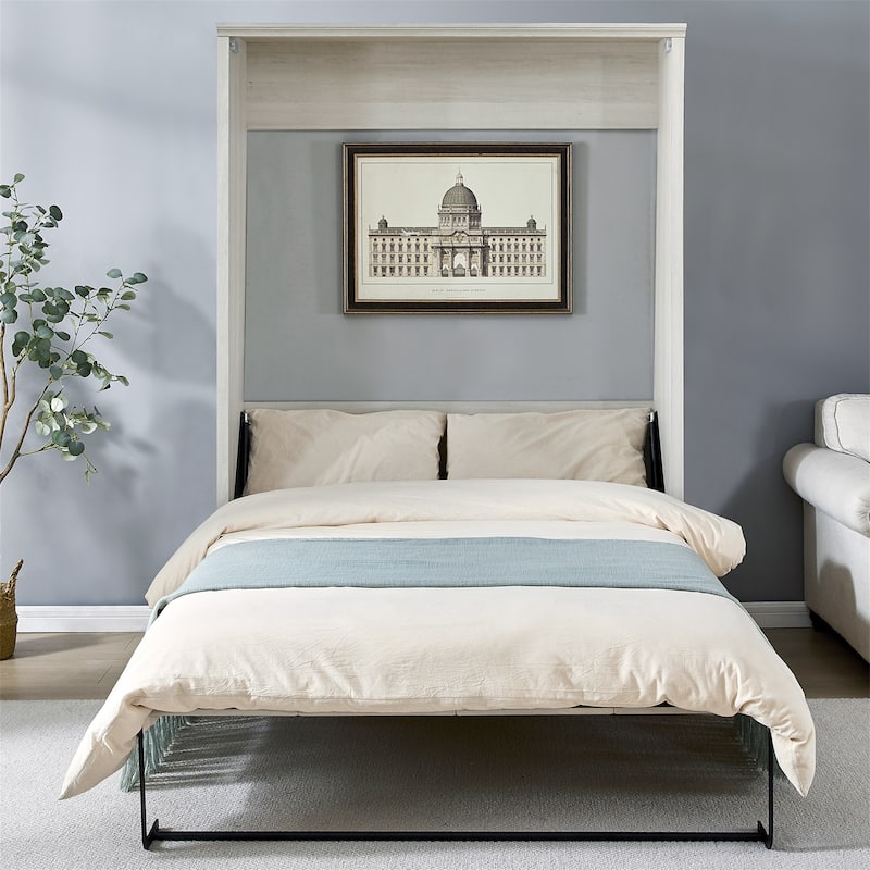Murphy Wall Bed Cabinet Space-Saving Bed by Harper&Bright Designs