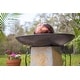 preview thumbnail 5 of 8, Pontus Slate, ORB and Copper Ball Finish Outdoor Floor Fountain