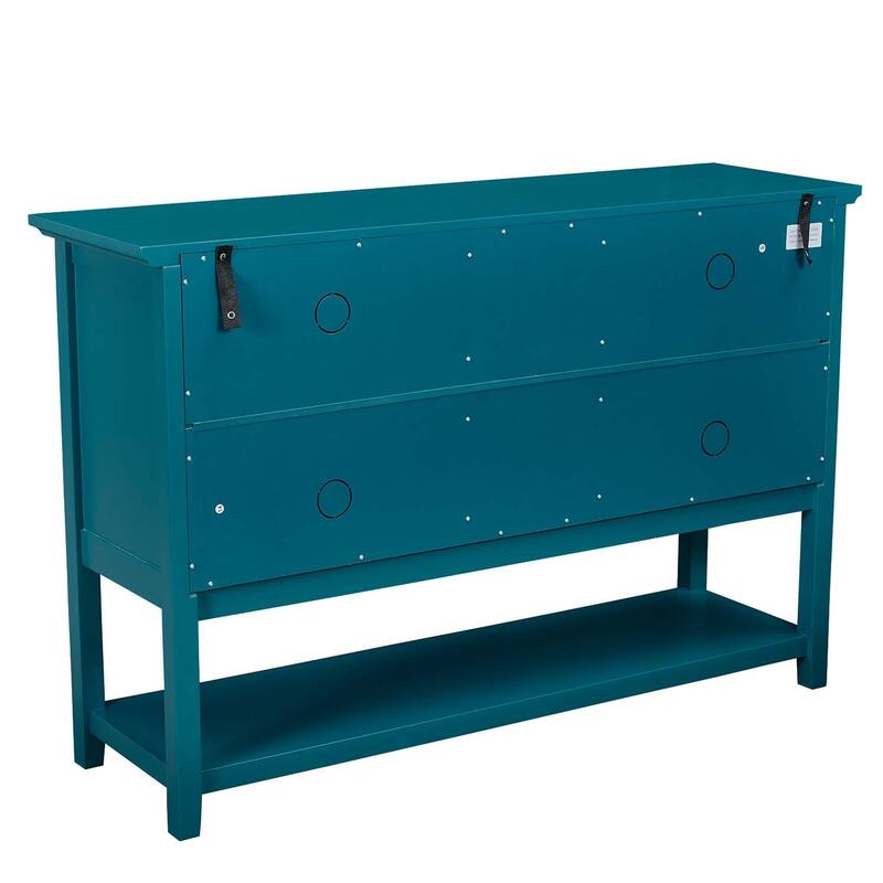 52" Modern Sideboard Storage with Adjustable Shelves, Sideboard Buffet Cabinet with 2 Doors, Credenzas