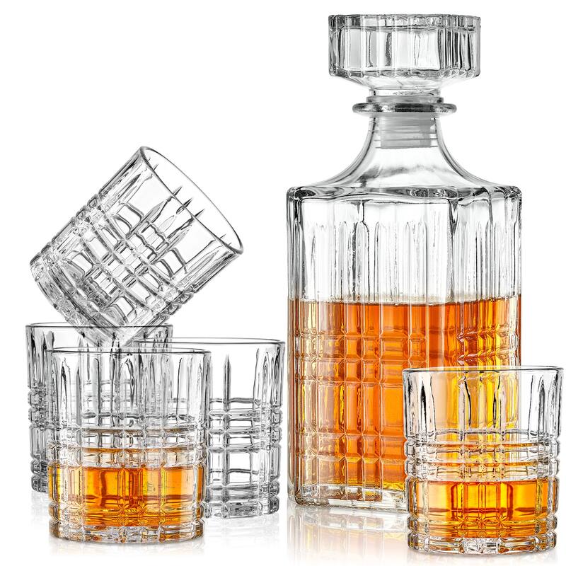Lexington Whiskey Set - Set of 7 - 11"W x 21"D x 10"H