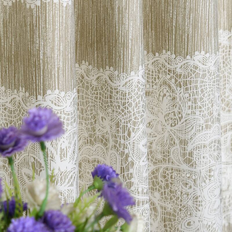 Home Soft Things Emma Printed 2 Piece Curtain Set