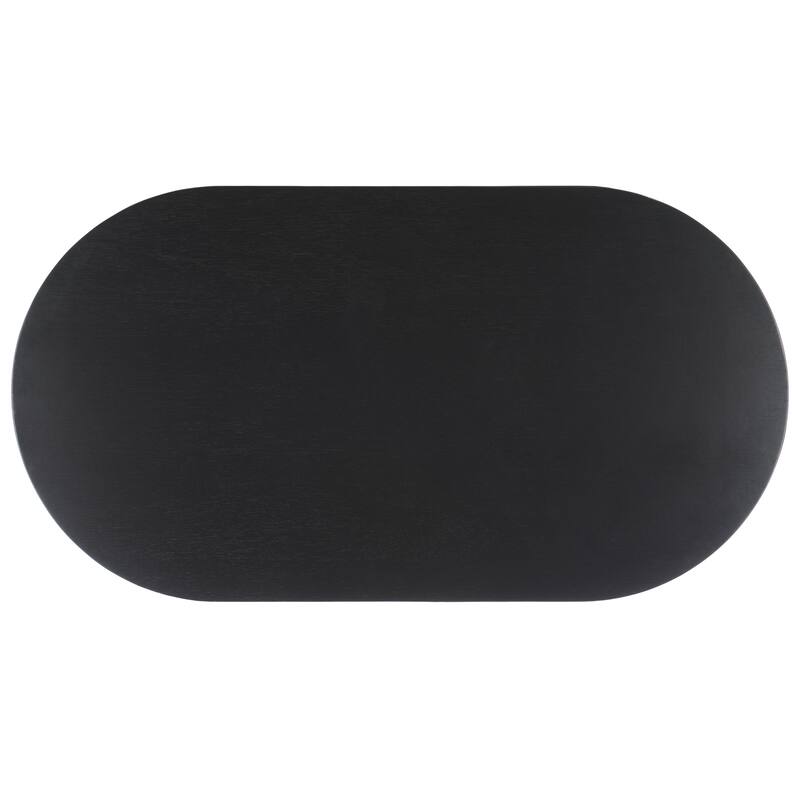 SAFAVIEH Couture Barnard Oval Wood Coffee Table - 56"W x 30"D x 15"H