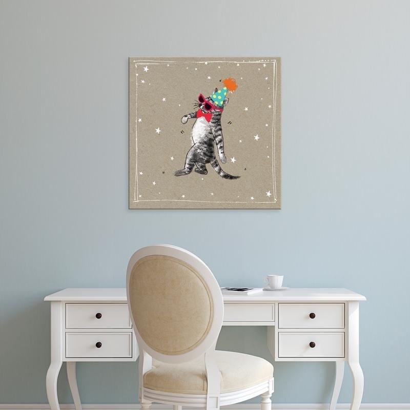 Easy Art Prints Hammond Gower's 'Fancypants Cats II' Premium Canvas Art