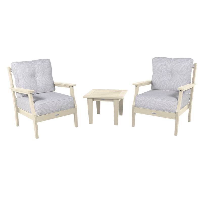HIGHWOOD Lehigh 3-Piece Deep Seating Chair Set - Lively Parchment