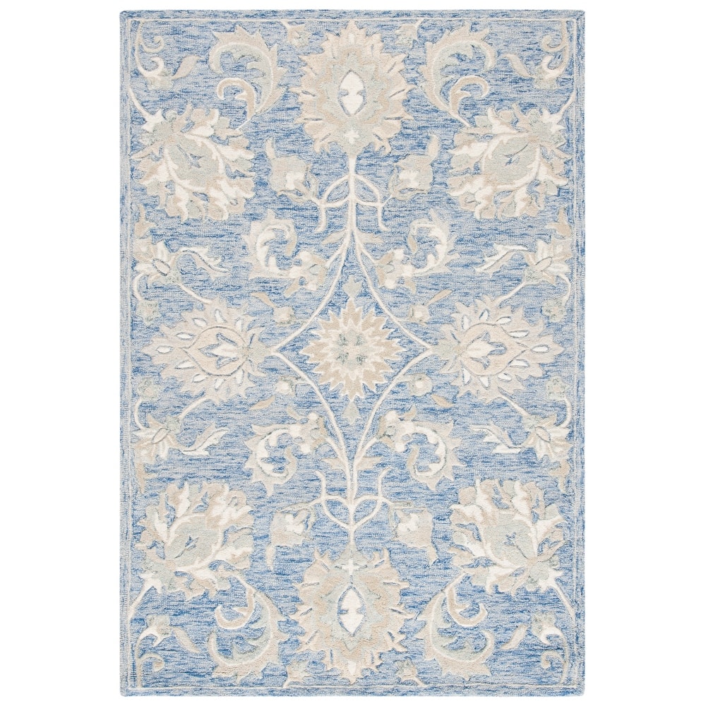 SAFAVIEH Handmade Glamour Marsona Floral Wool Rug