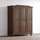 preview thumbnail 3 of 15, Bastian Solid Wood Wardrobe