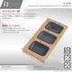 preview thumbnail 5 of 7, STYLISH 18 inch Over the Sink Divided Serving Board with 3 Collapsible Containers - 16.75" x 8.5"