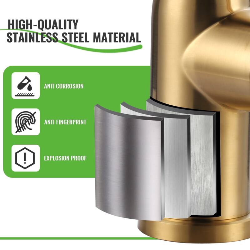 WOWOW Single Handle Bar Faucet With Swivel Spout