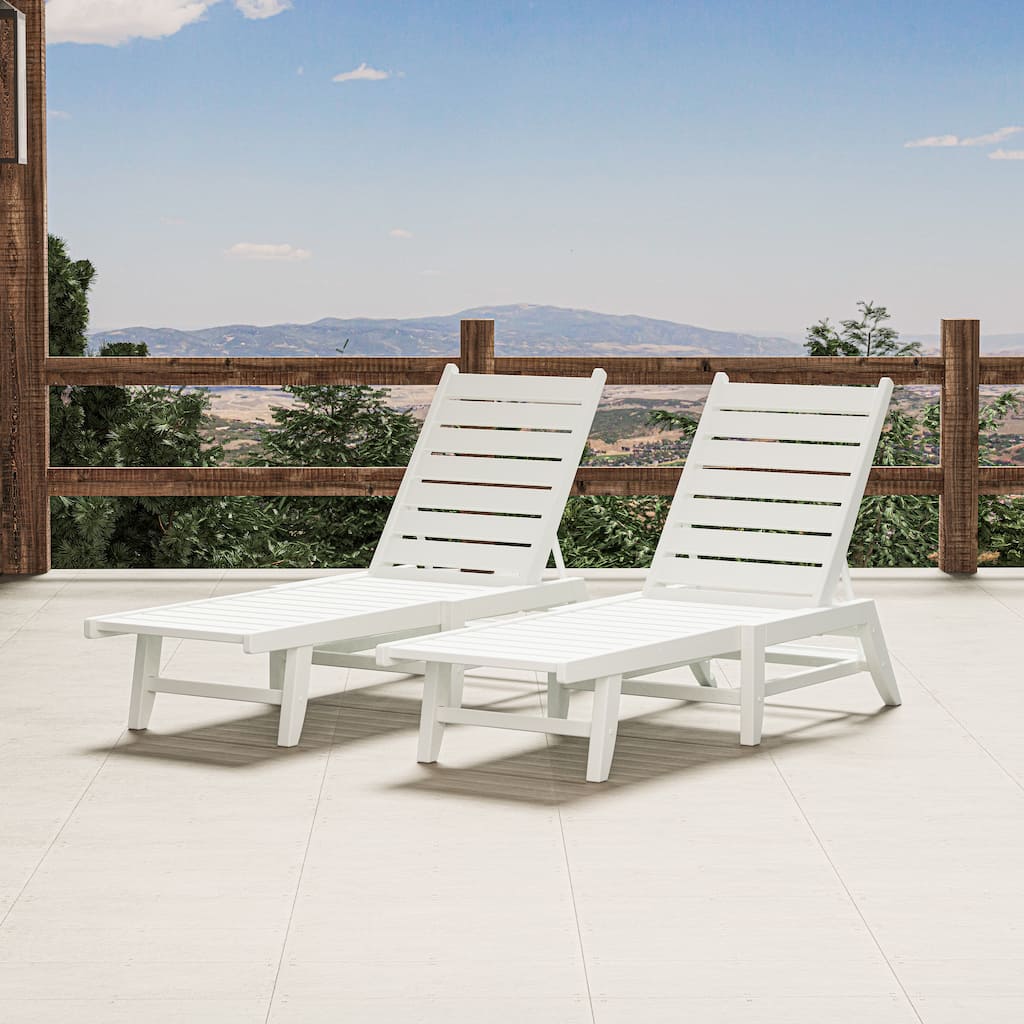 POLYWOOD Canyon 2 Pack Chaise Set