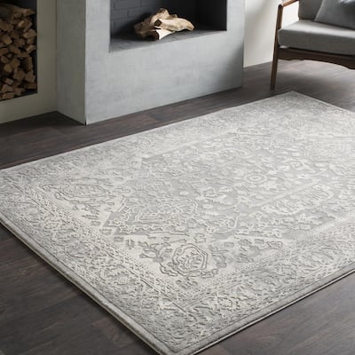 Livabliss Transitional Tibetan Medallion Area Rug