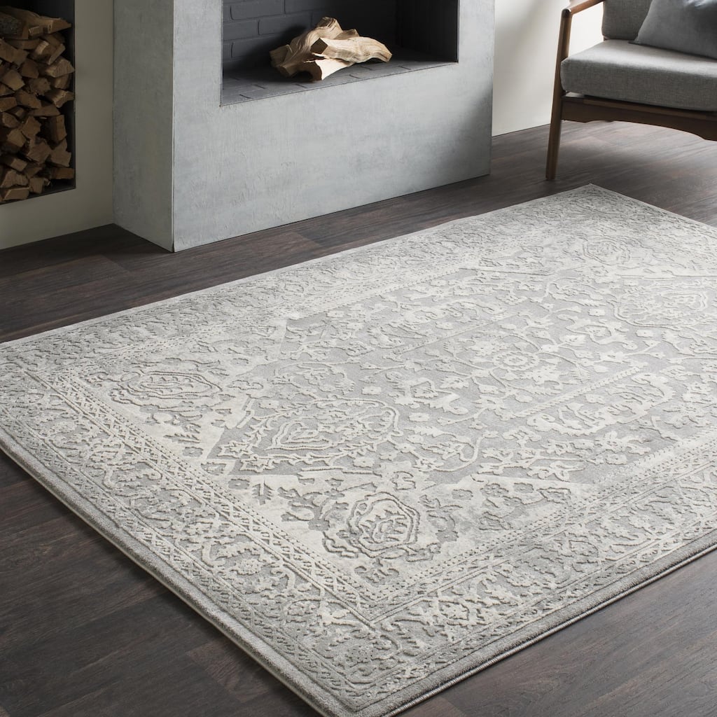 Livabliss Transitional Tibetan Medallion Area Rug