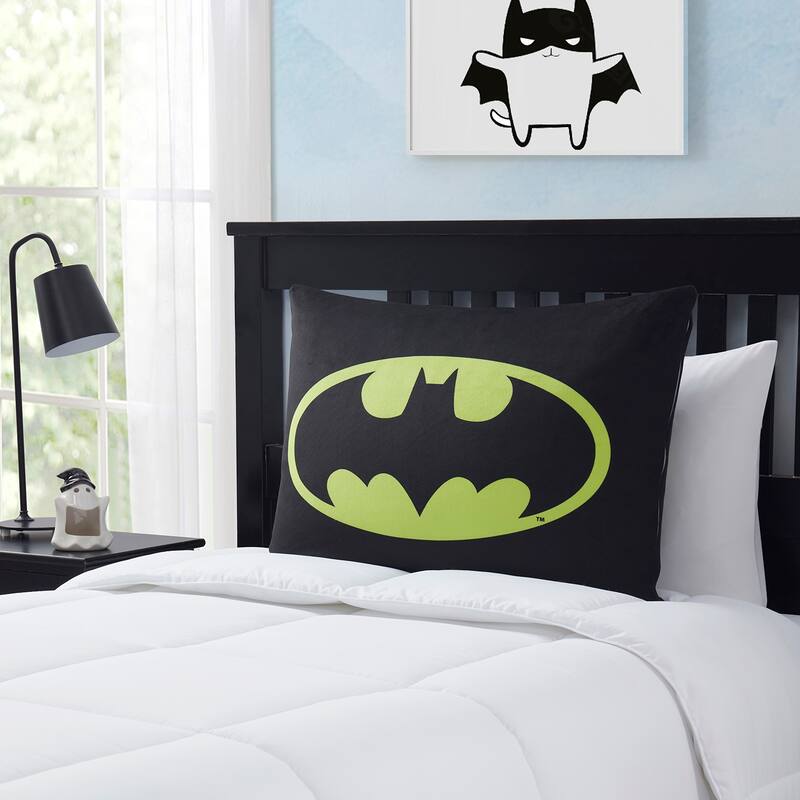 Batman Signal Reversible 20" x 26" Bed Pillow