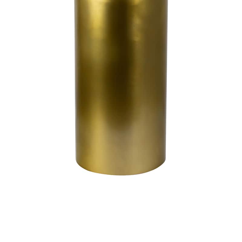 JONATHAN Y Oliver 22.75" Metal Sleek Cylinder Drink Table