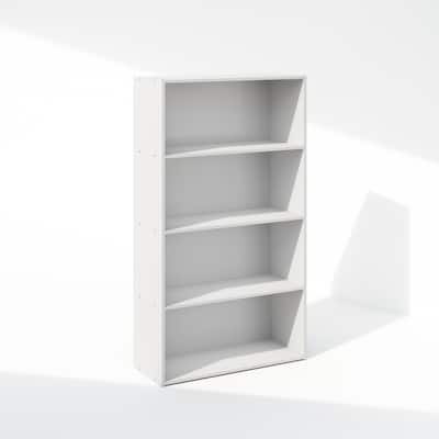 Furinno Simple Open Shelf, Bookcases, 4-Tier