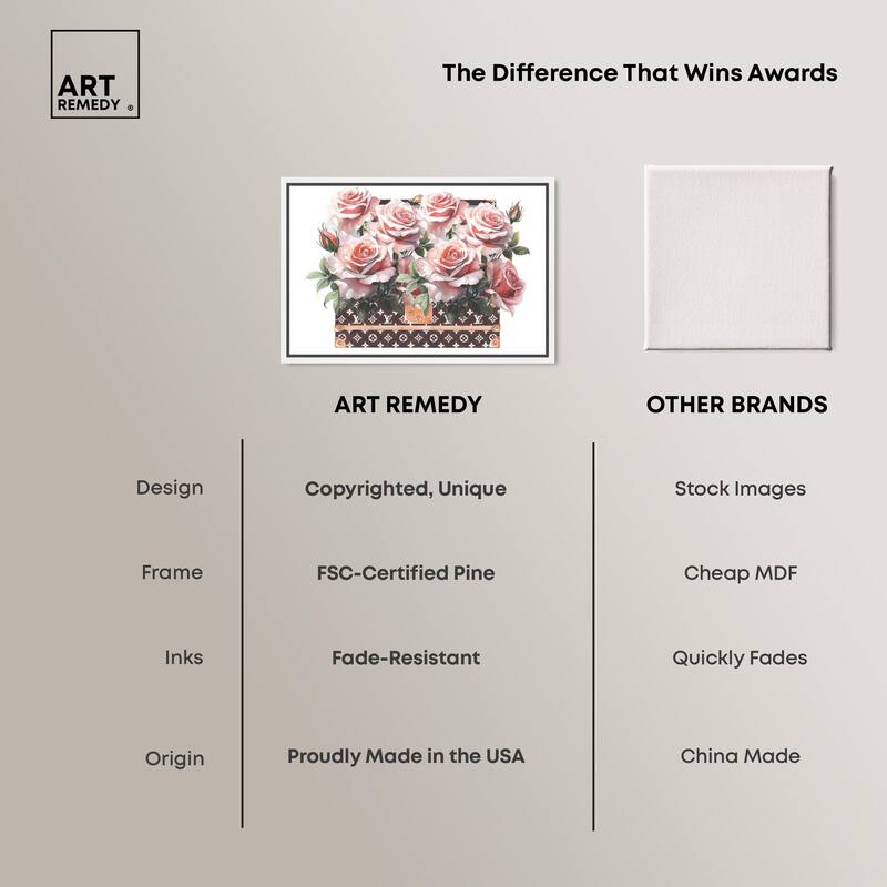 Doll Memories - Stylish Roses Canvas by Art Remedy