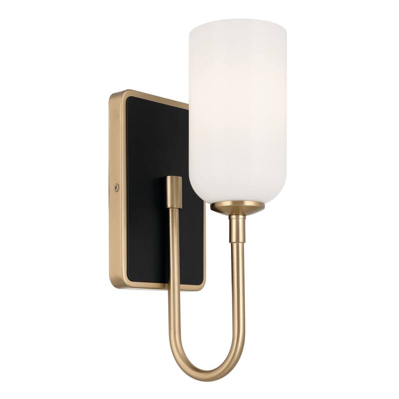 Kichler Lighting Solia 13.5 in. 1-Light Wall Sconce - Champagne Bronze