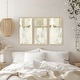 preview thumbnail 1 of 3, "Ivory Drift" Set of Three Framed Textured Wall Art - Multi-Color