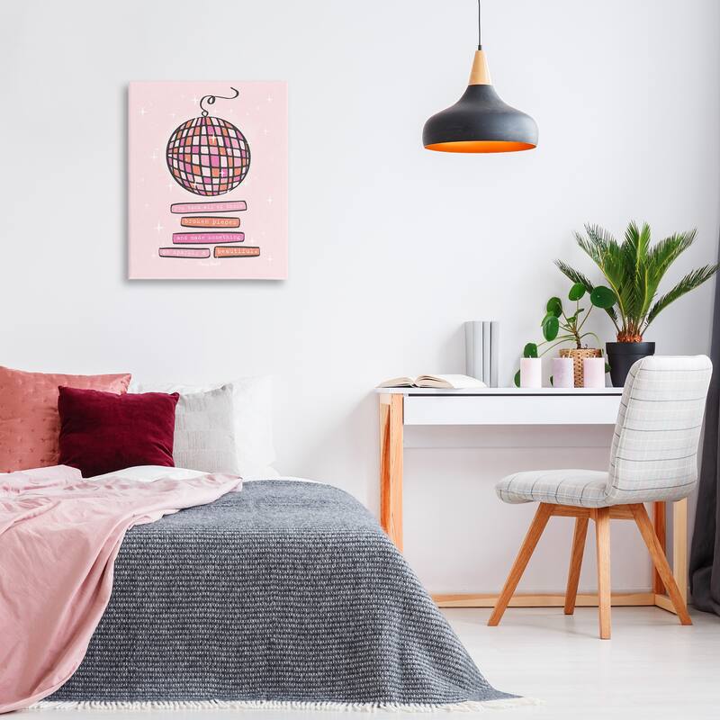 Stupell Sparkly & Beautiful Inspirational Canvas Wall Art Design By Mandy Ford Art + Illustration
