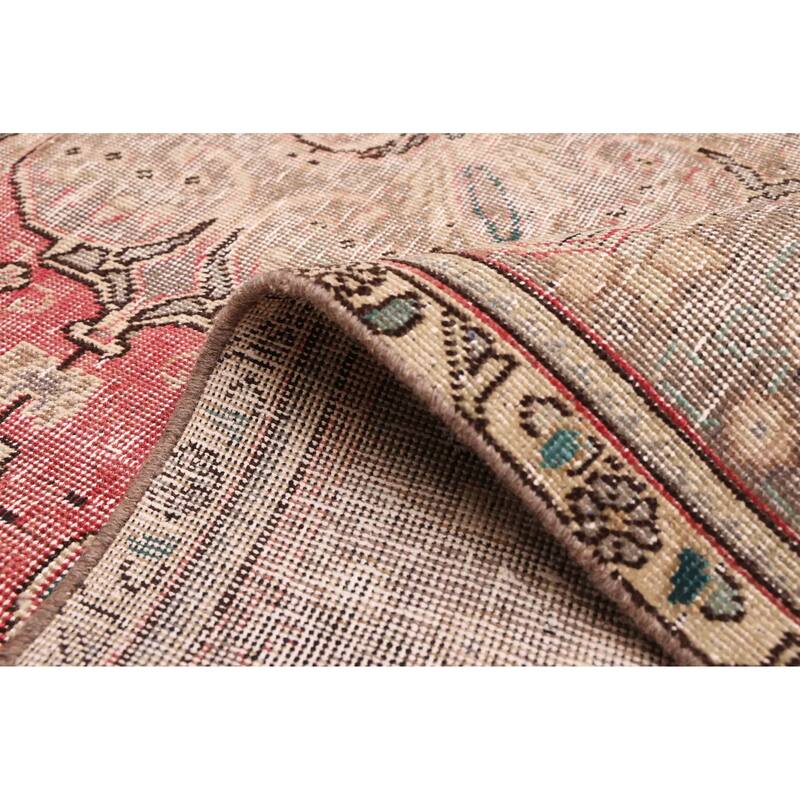 ECARPETGALLERY Hand-knotted Antalya Vintage Red Wool Rug - 6'5 x 9'2