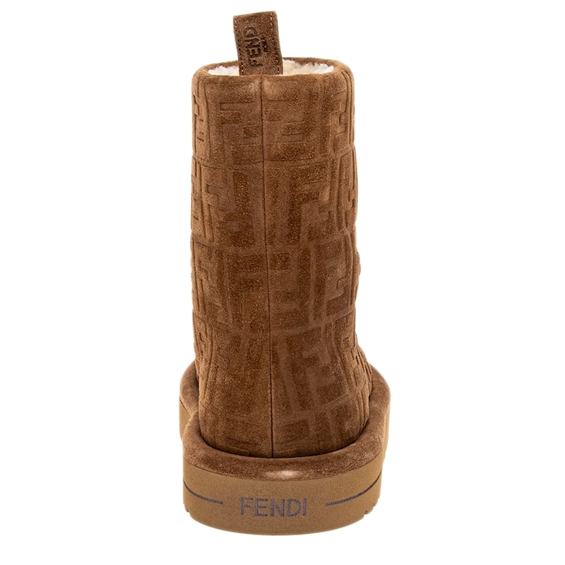 Fendi Apres Chic FF Low Boots - Brown