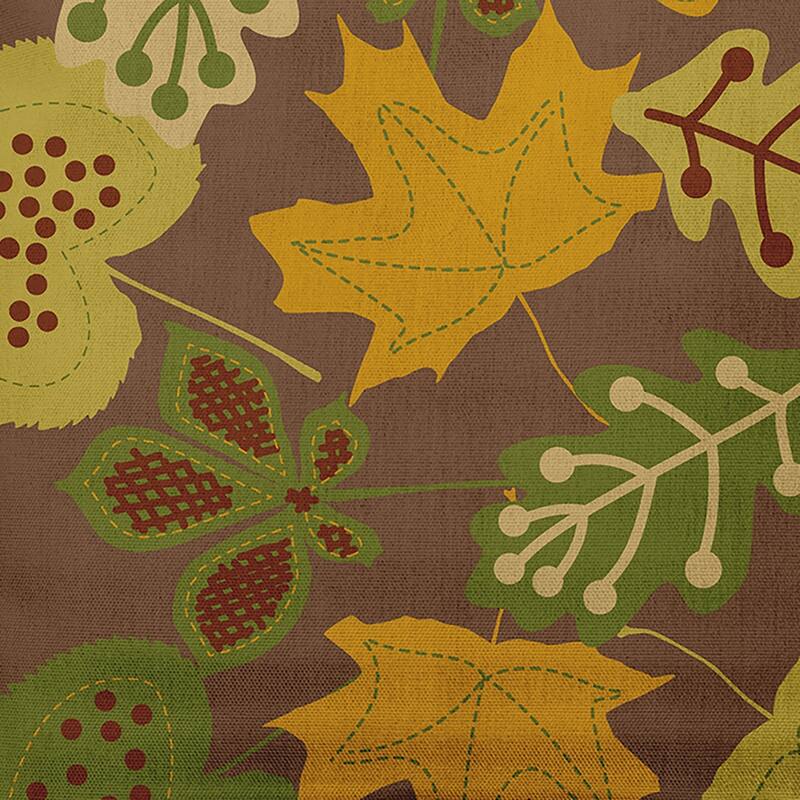 Fall Leaves Indoor/Outdoor Throw Pillow