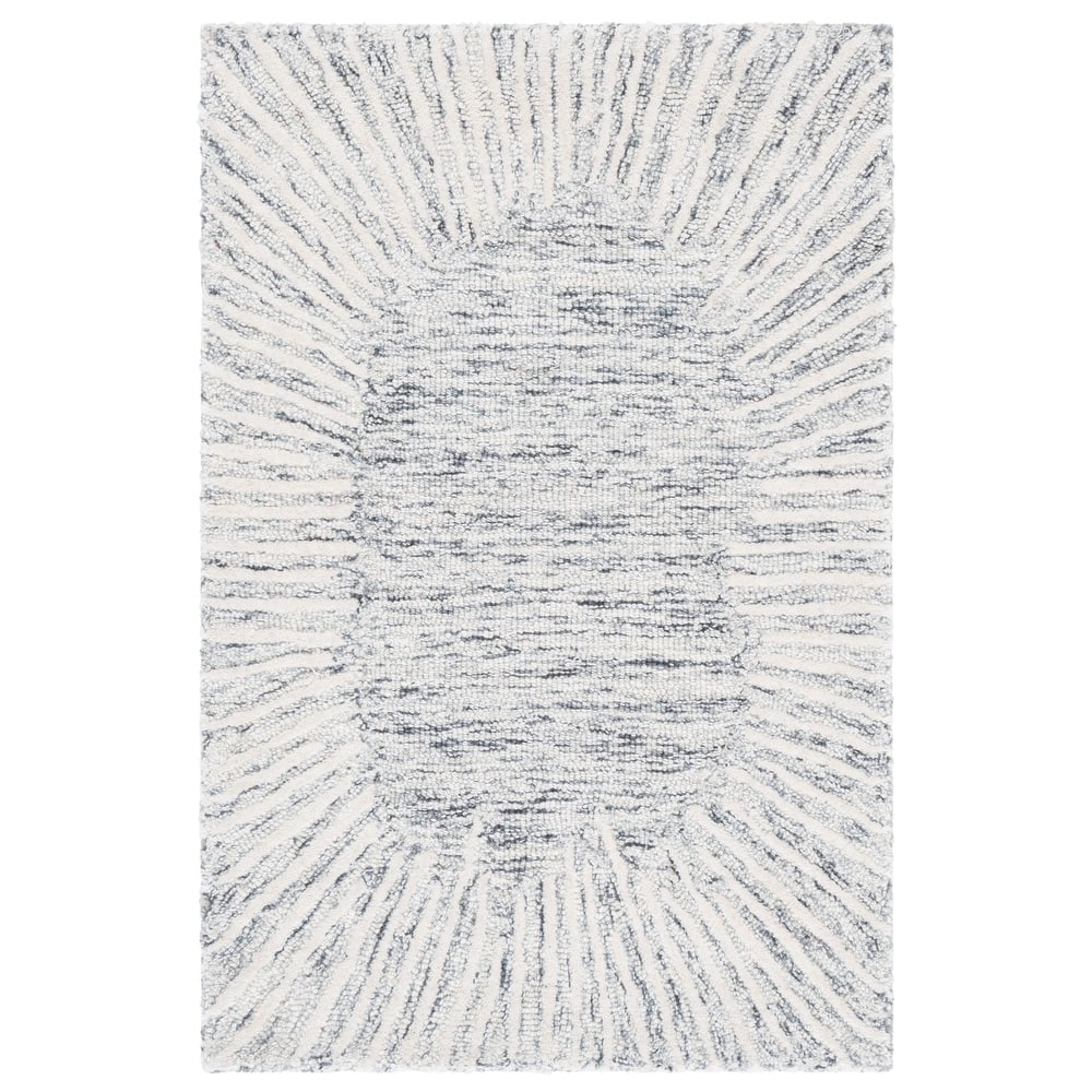 SAFAVIEH Handmade Abstract Sofoula Modern Wool Rug