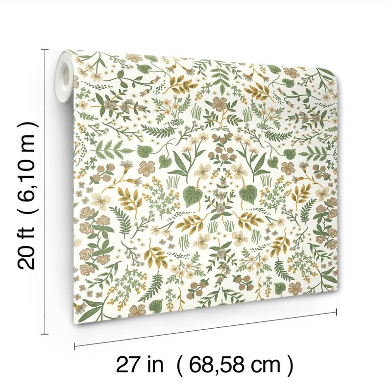 Rifle Paper Co. Wildwood Linen Peel and Stick Wallpaper