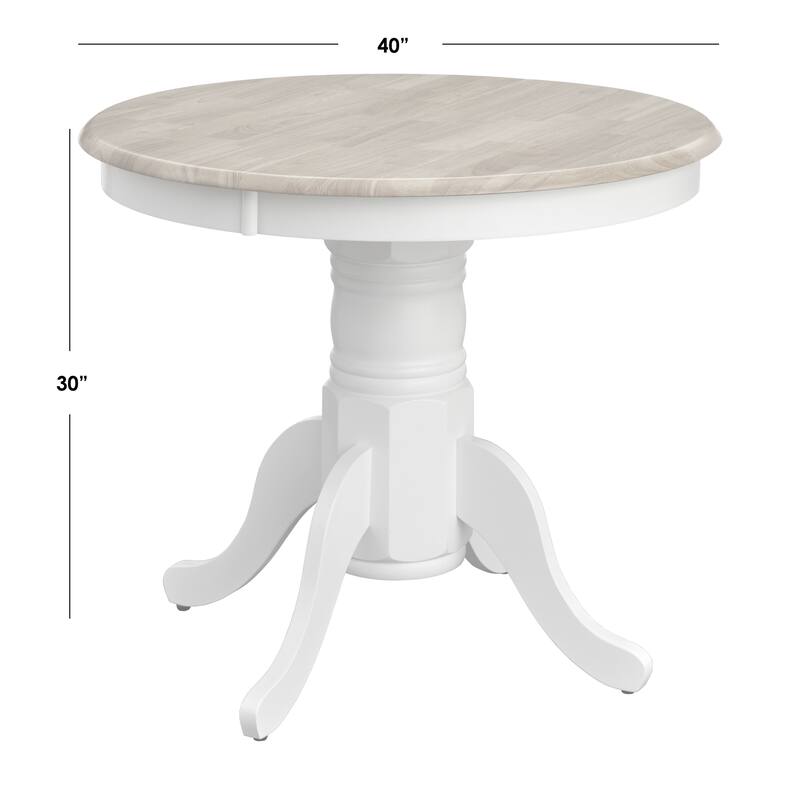 Simple Living Thorton Solid Wood Farmhouse Dining Set