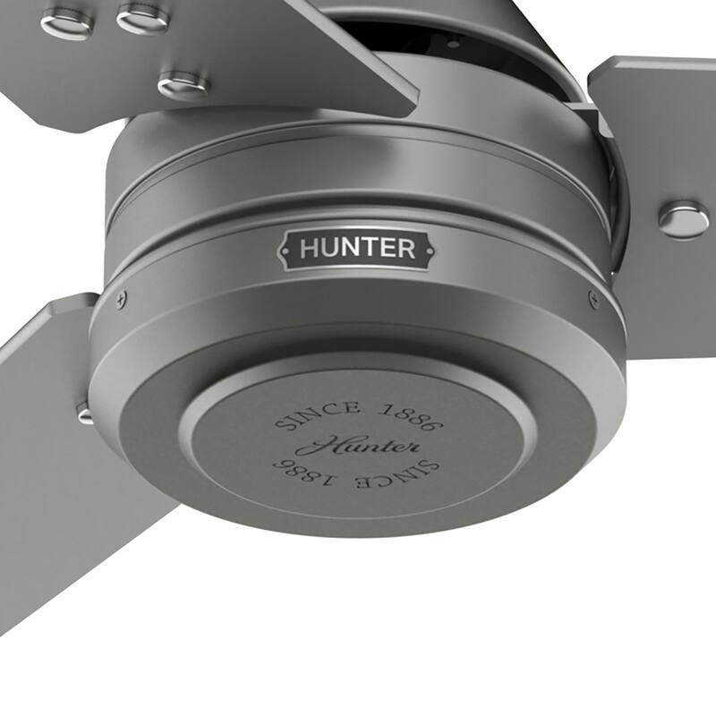 Hunter 60" Cassius ENERGY STAR® Ceiling Fan and Wall Control - Damp Rated - Farmhouse, Transitional, Industrial, Casual