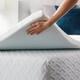 Lucid Comfort Collection 4 Inch Gel and Aloe Memory Foam Topper