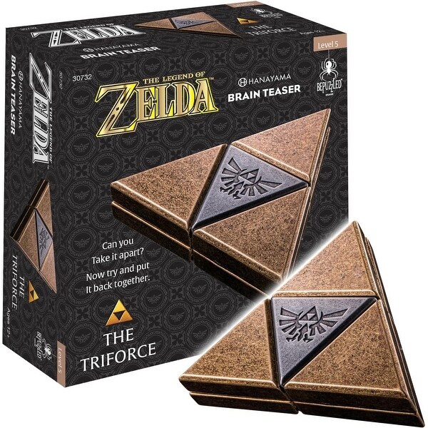 Nintendo Legend of Zelda Triforce Hanayama Brain Teaser - Bed Bath