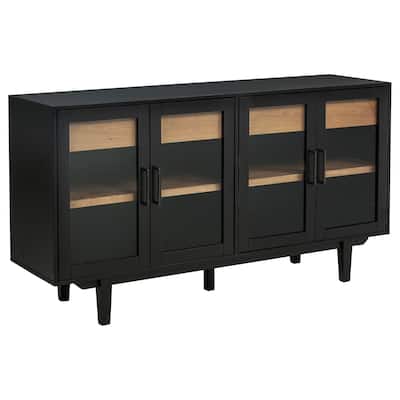 Middleton 4-door Sideboard Server with Dual Drawers - 66.25" x 18" x 36.25"