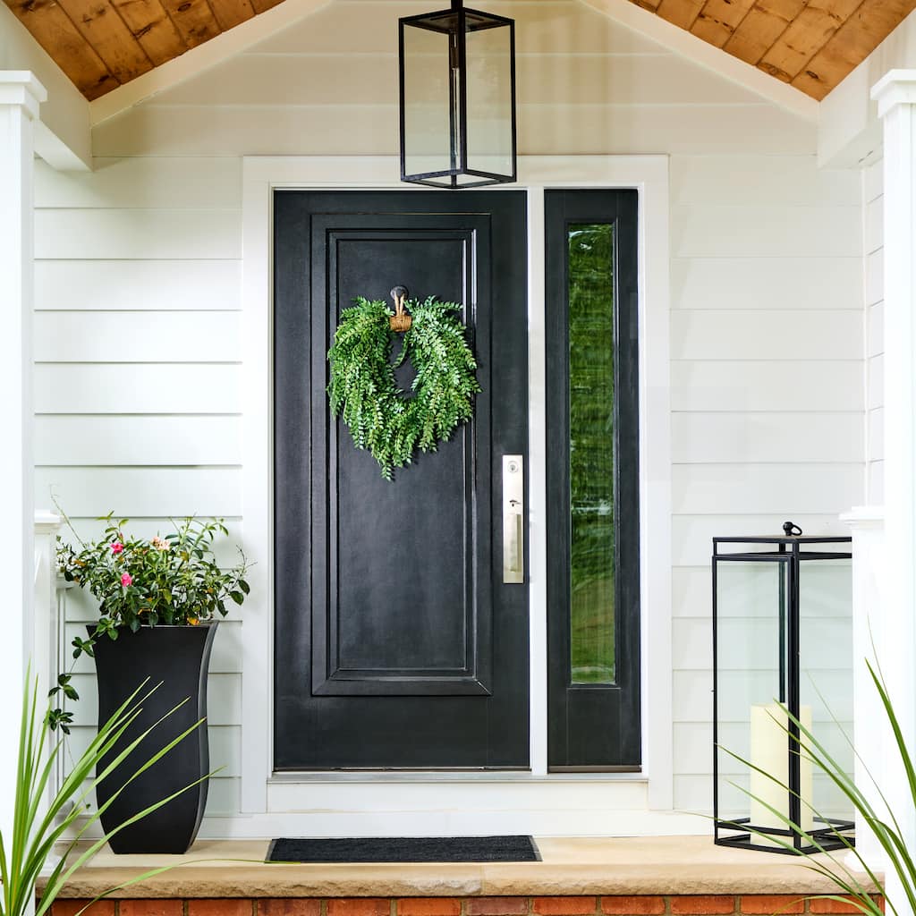 24" Italian Ruscus Heart Wreath