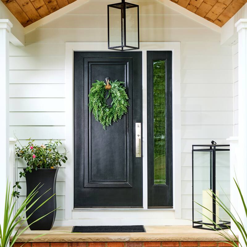 24" Italian Ruscus Heart Wreath