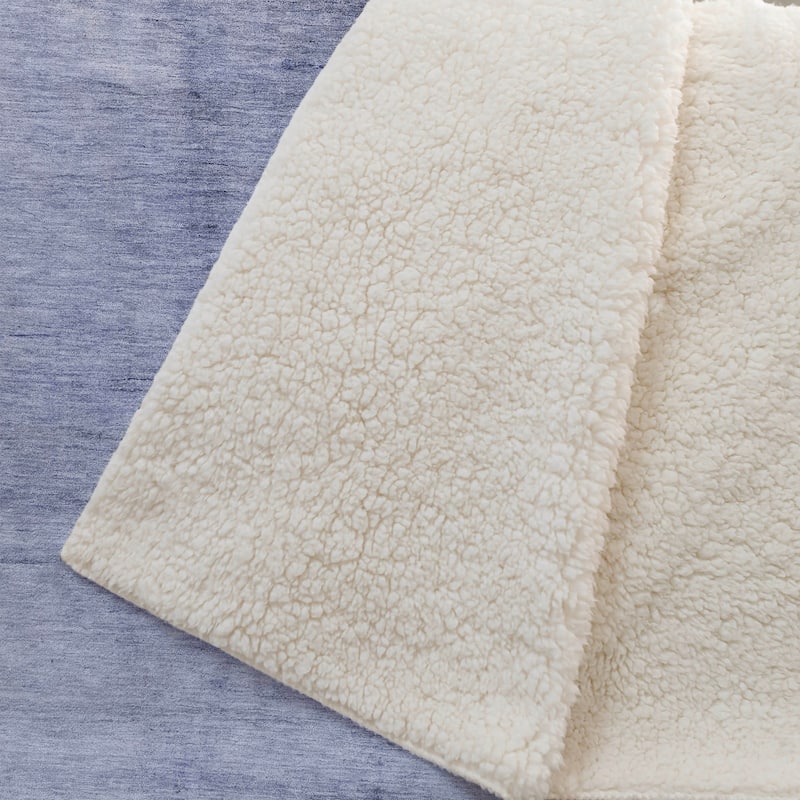 Premium Machine Washable Abstract Ombre Sherpa Throw Blanket