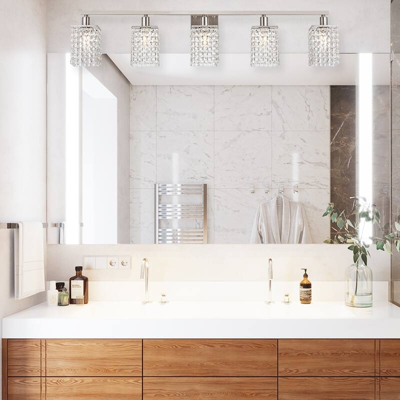 Modern Bathroom Lights with Crystal Shape