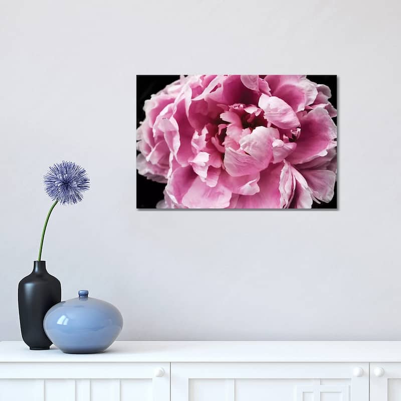 iCanvas "Pink Peony Passion IV" by Irena Orlov Canvas Print - 12x18x1.5