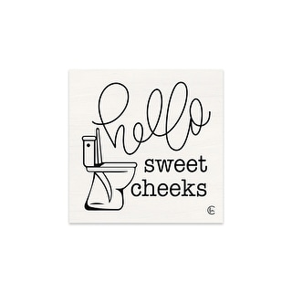 Hello Sweet Cheeks Print On Acrylic Glass by Fearfully Made Creations