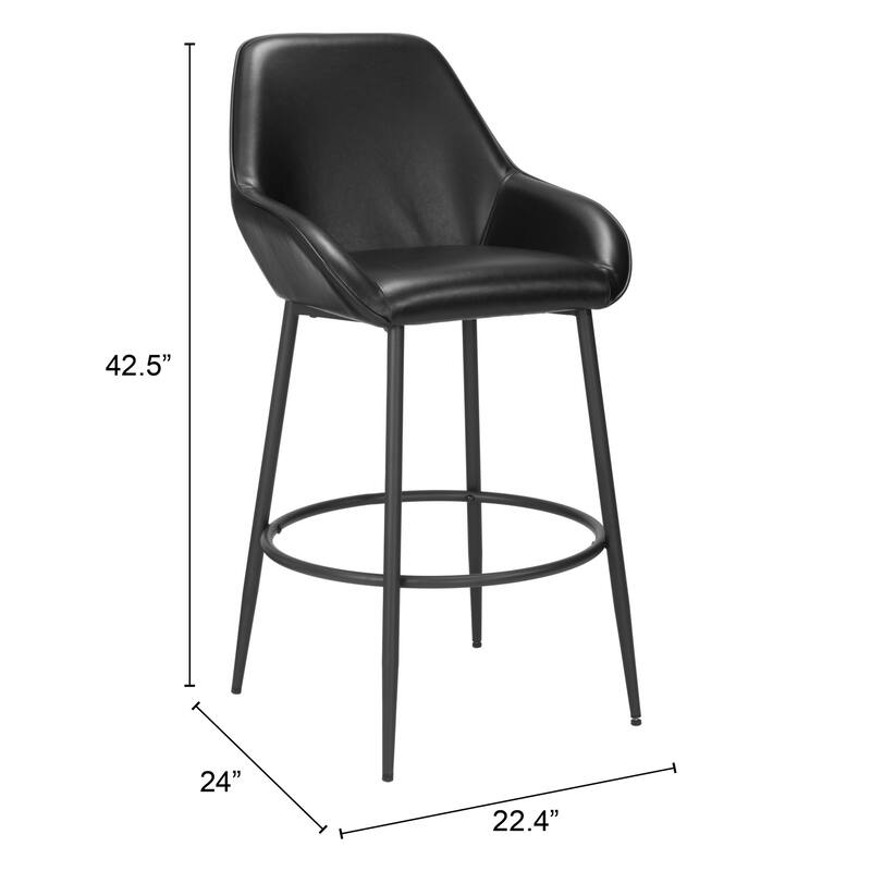 Vila Barstool Black