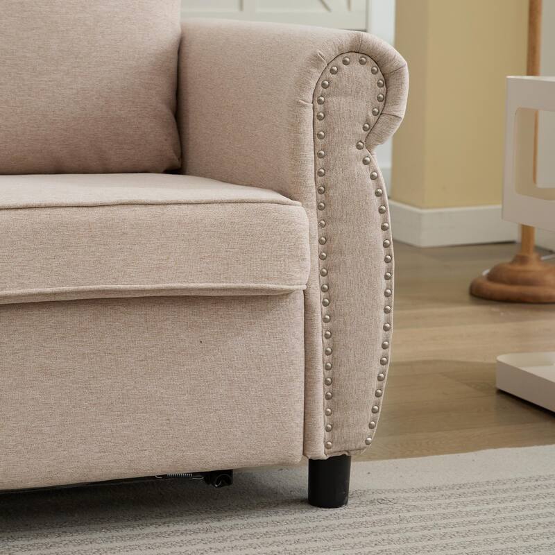 81.5" 2-in-1 Queen Convertible Sleeper Sofa Bed