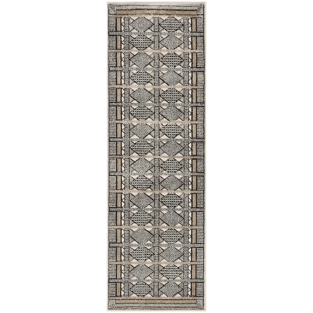 Nourison Nordic Indoor only Geometric Area Rug