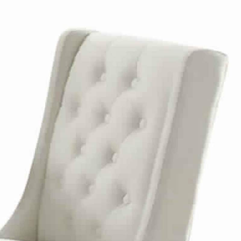 Brown/White Faux Leather Upholstered Wood Frame Dining Chair, Set of 2, Sturdy Dining Chair for Dining Rooms - 24.6