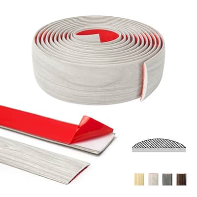 Art3d 10ft Self Adhesive Vinyl Floor Transition Strip,Laminate Floor Strip,Peel and Stick Trim Molding