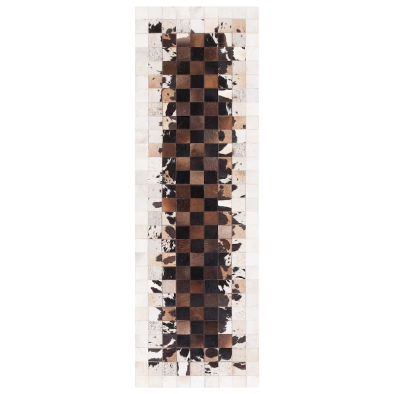 SAFAVIEH Handmade Studio Leather Jillian Modern Leather Rug