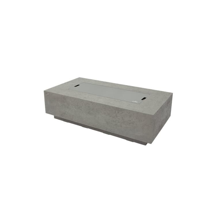 AMS Fireplace Madison Travertine Fire Pit Bundle - 60" x 32" x 17"